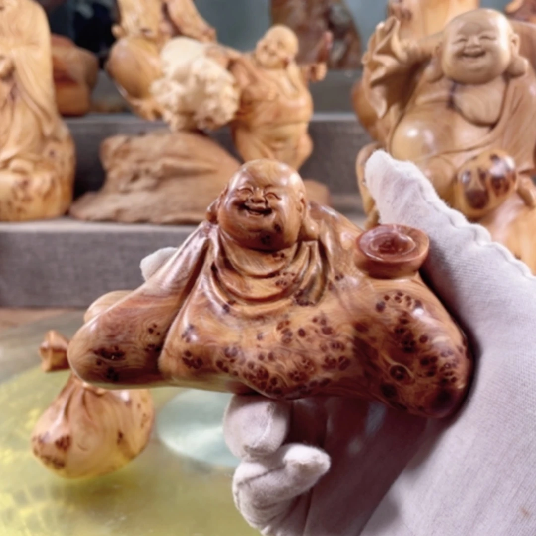 【闪购商品】柏木戒**师崖柏工艺品手把件