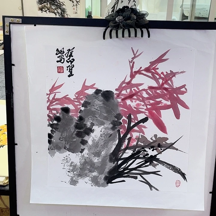 国画张圣敏先生纯手绘作品