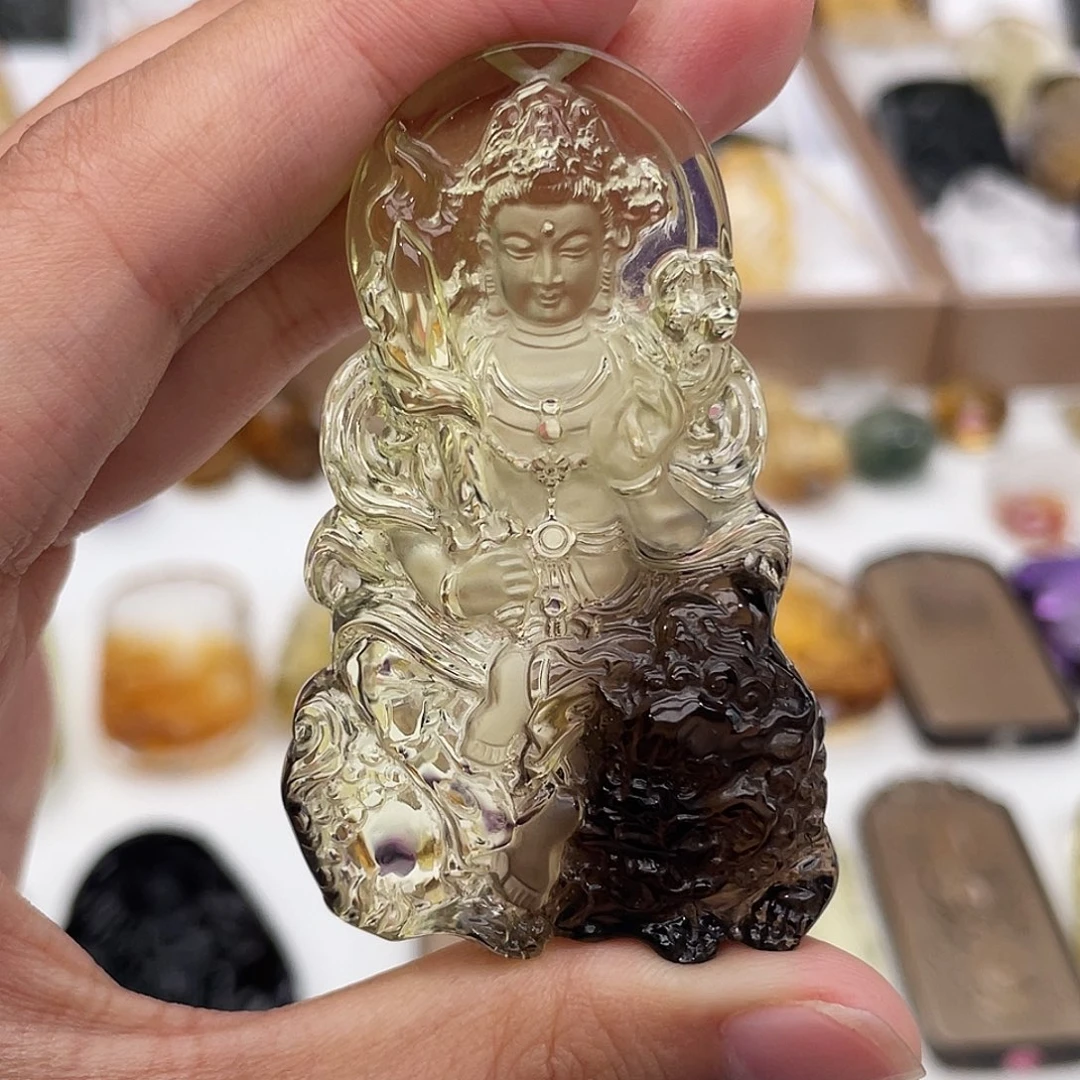 吊坠(不含链)未镶嵌水晶定制吊坠文殊