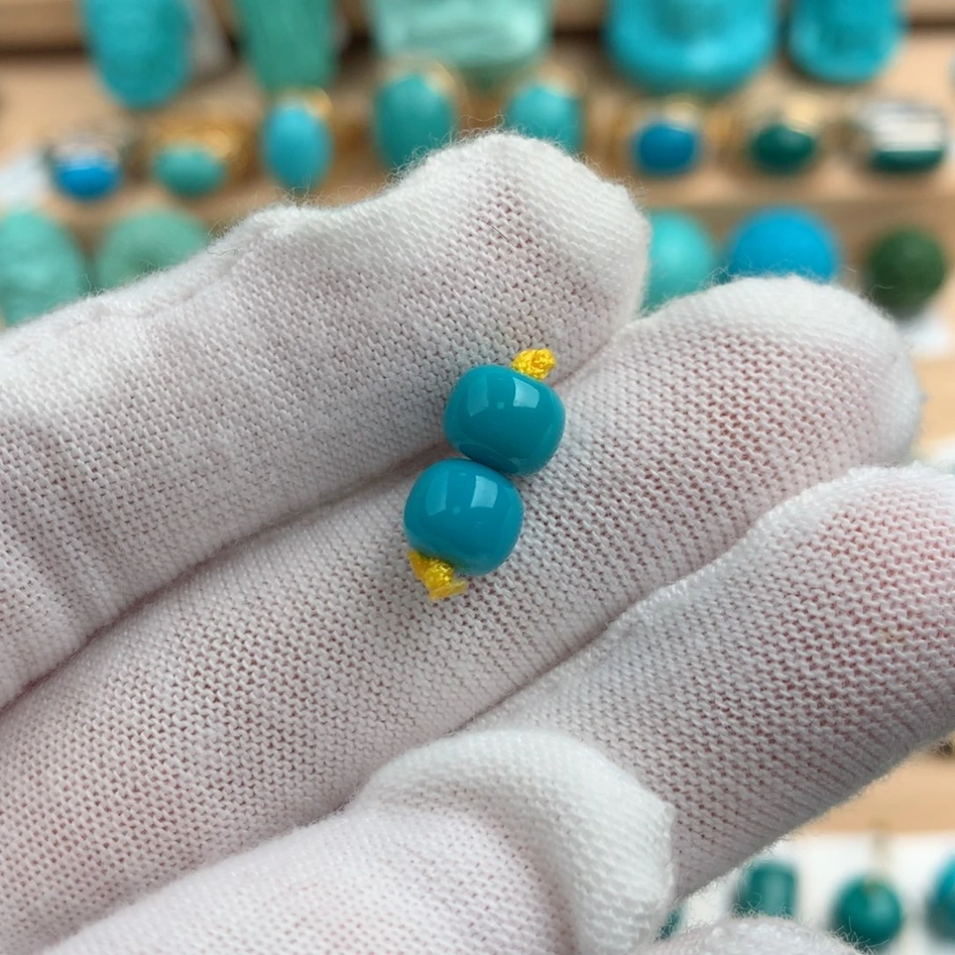 绿松石配饰未镶嵌7mm