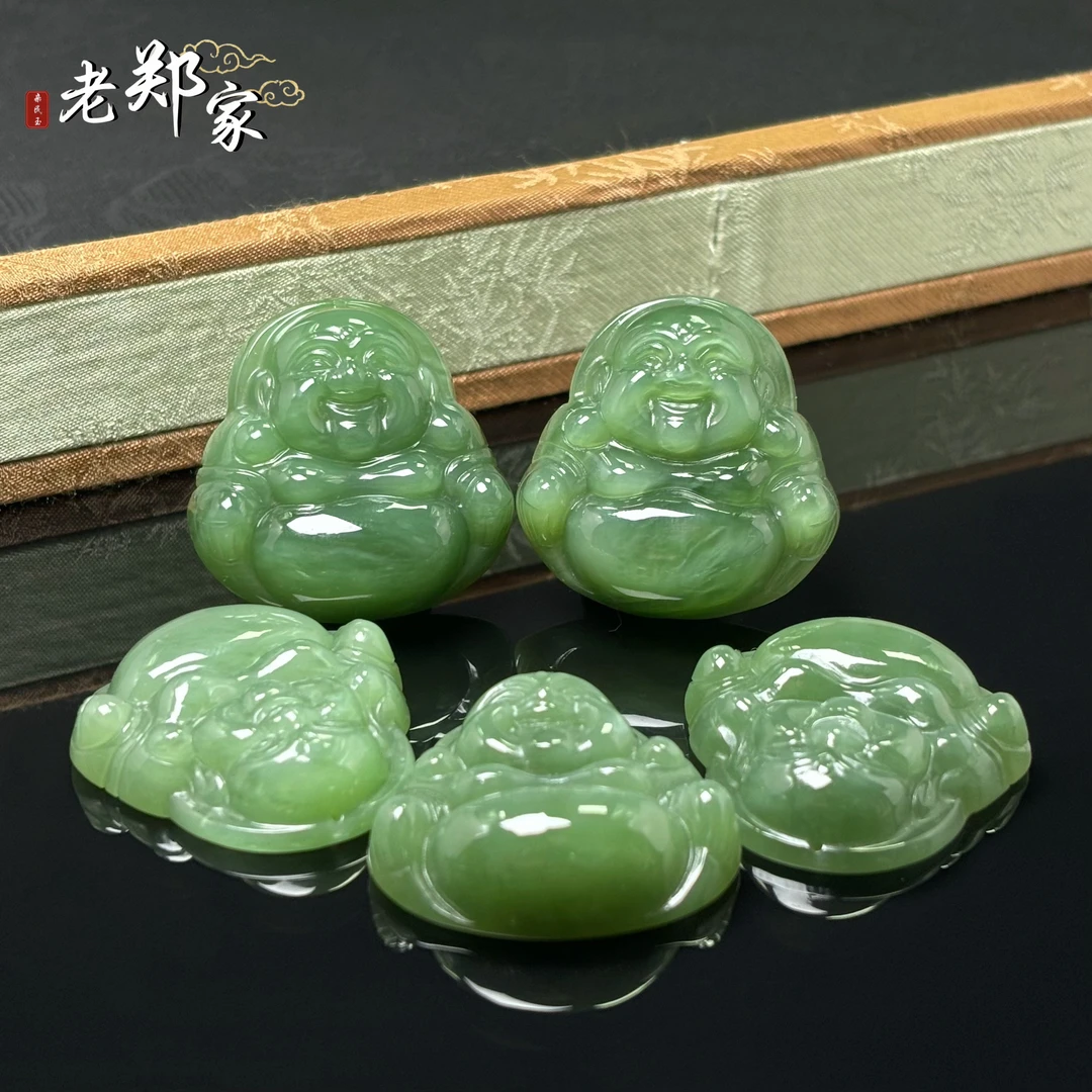 【老郑家】和田玉佛公挂件 267（多样性发一件）约35*35*11mm