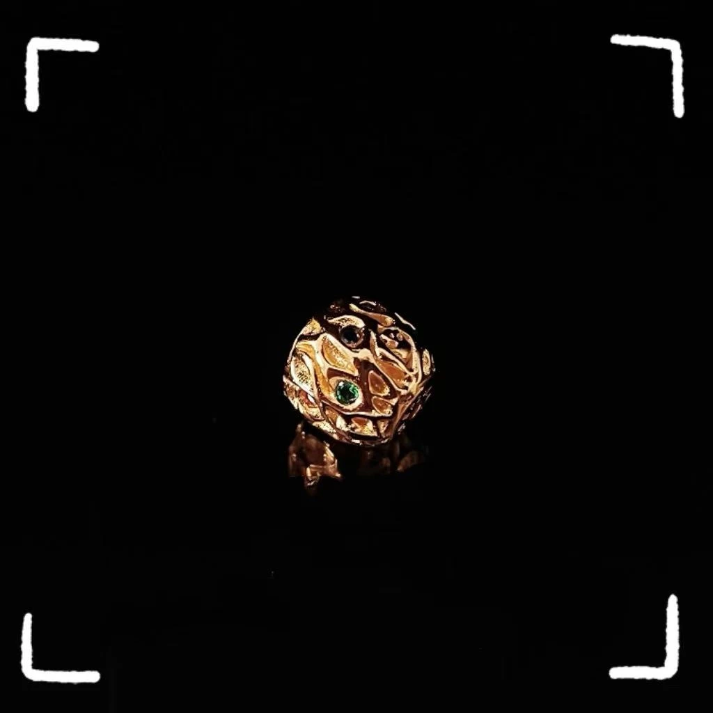 升级版金色古藤珠配饰尺寸7.5mm