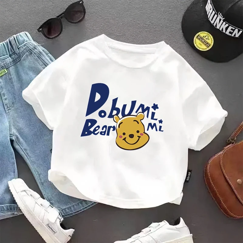 男童纯棉短袖t恤宝宝半袖t恤中小童宝洋气休闲百搭卡通圆领打底衫