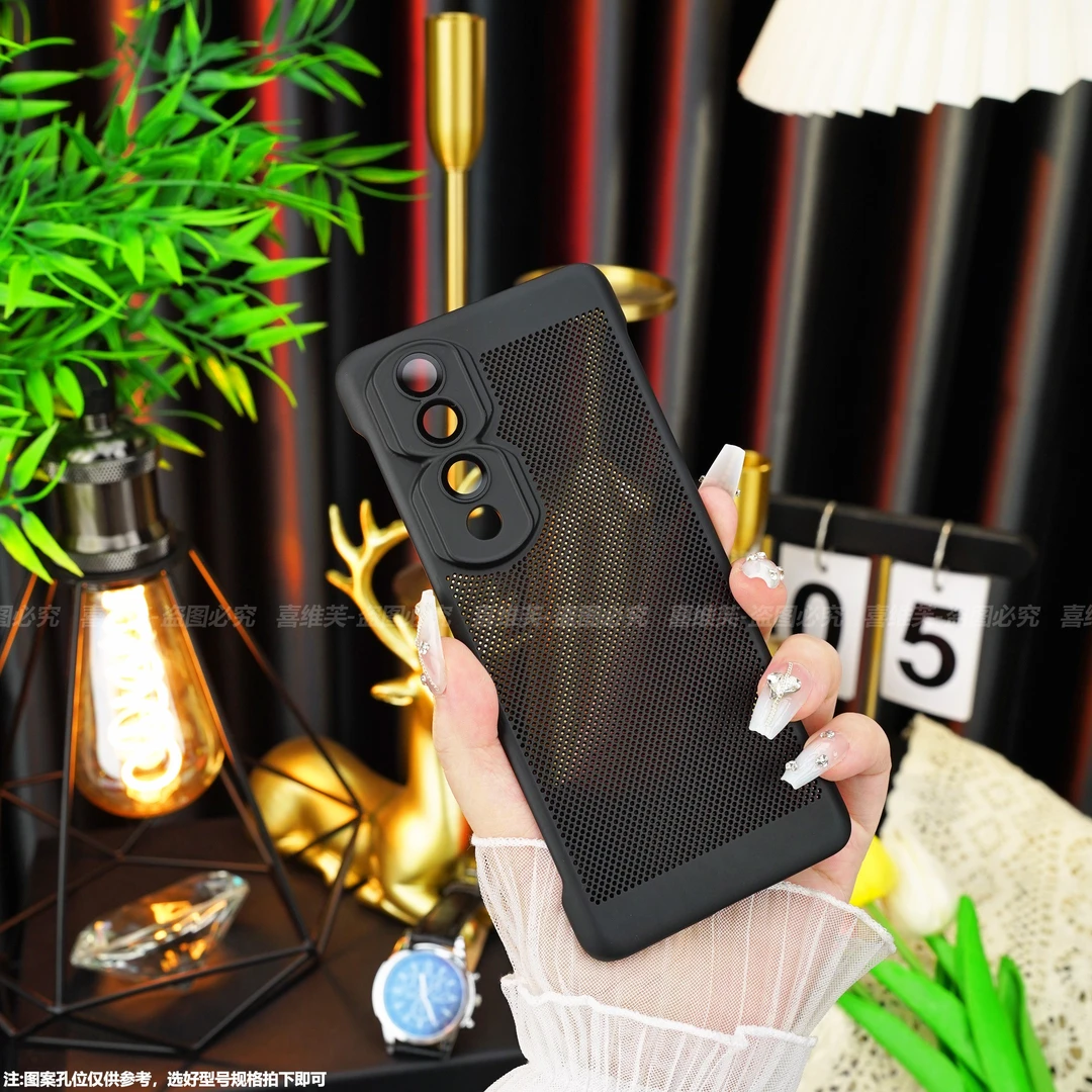 【超清镜头膜+超薄散热】适用于荣耀90/Pro高档肤感防指纹手机壳