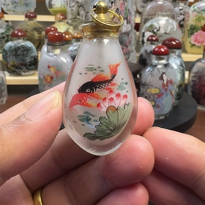 鼻烟壶内画手工绘制包邮