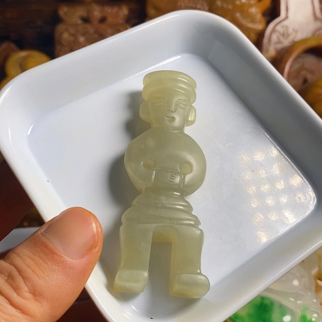岫岩老玉（透闪石质玉）未镶嵌挂件
