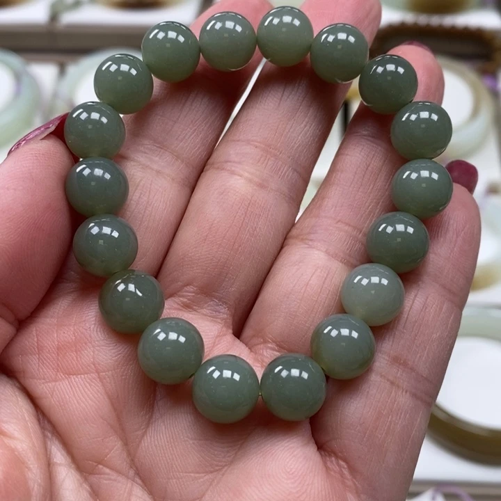 和田玉未镶嵌手链