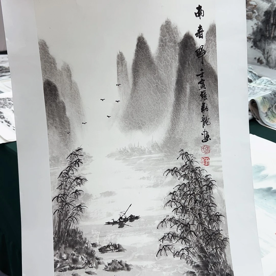 国画宣纸国画纯手绘作品