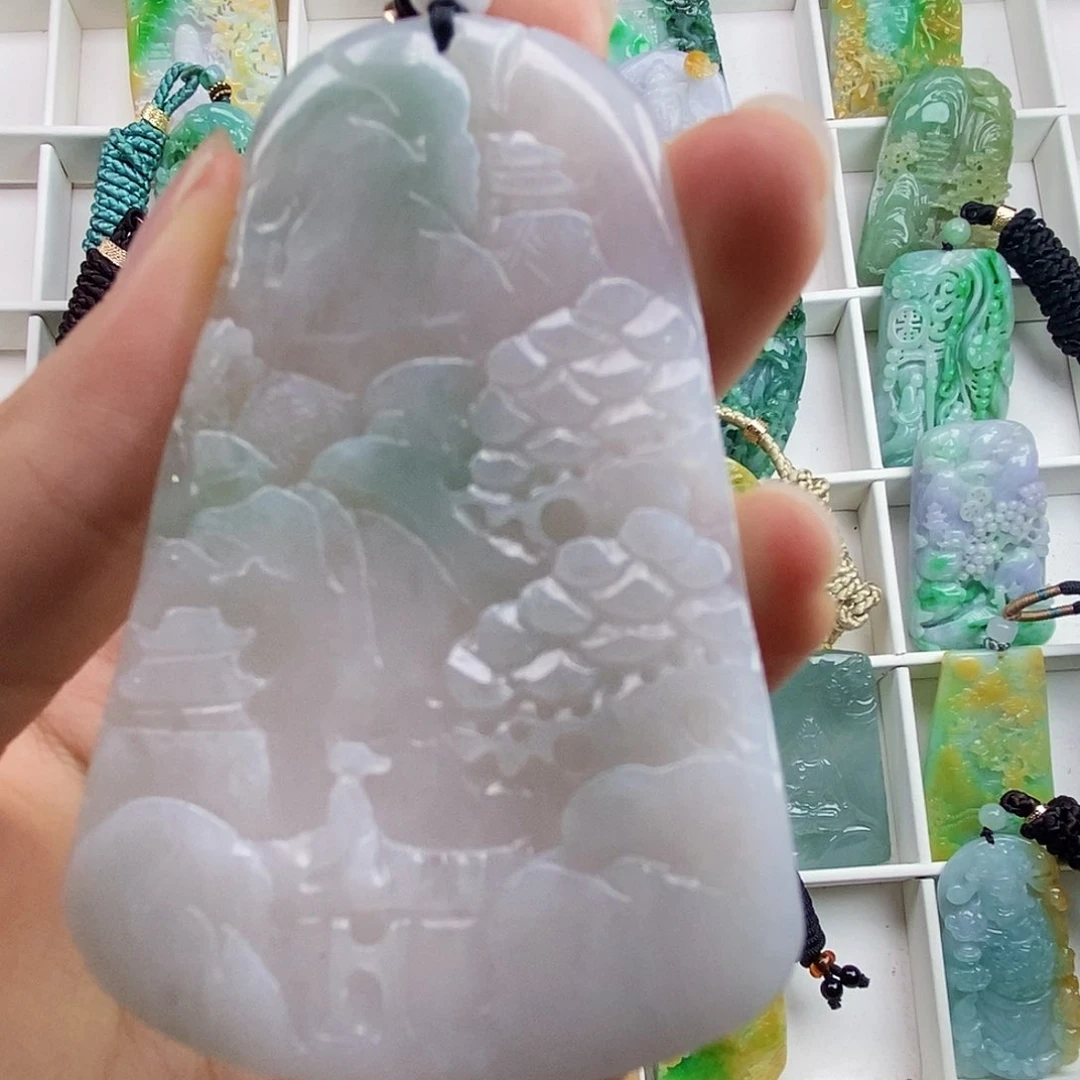 颈饰未镶嵌翡翠翡翠