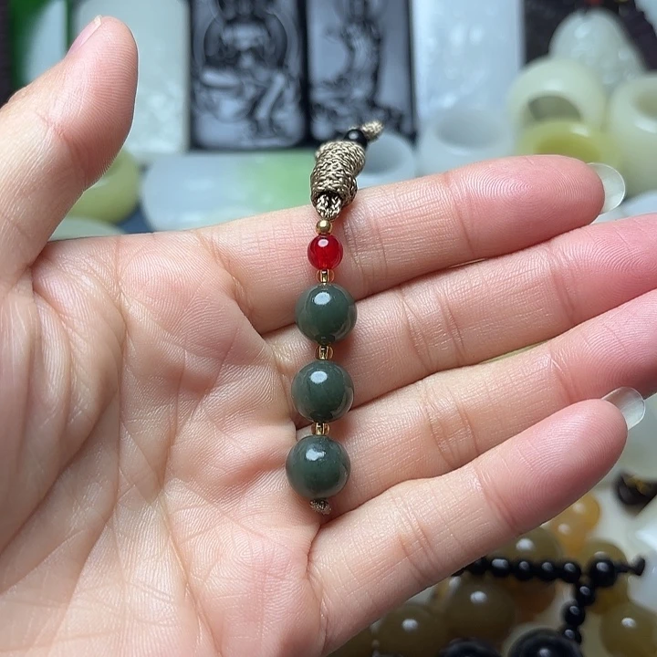 和田玉（糖玉）未镶嵌车挂