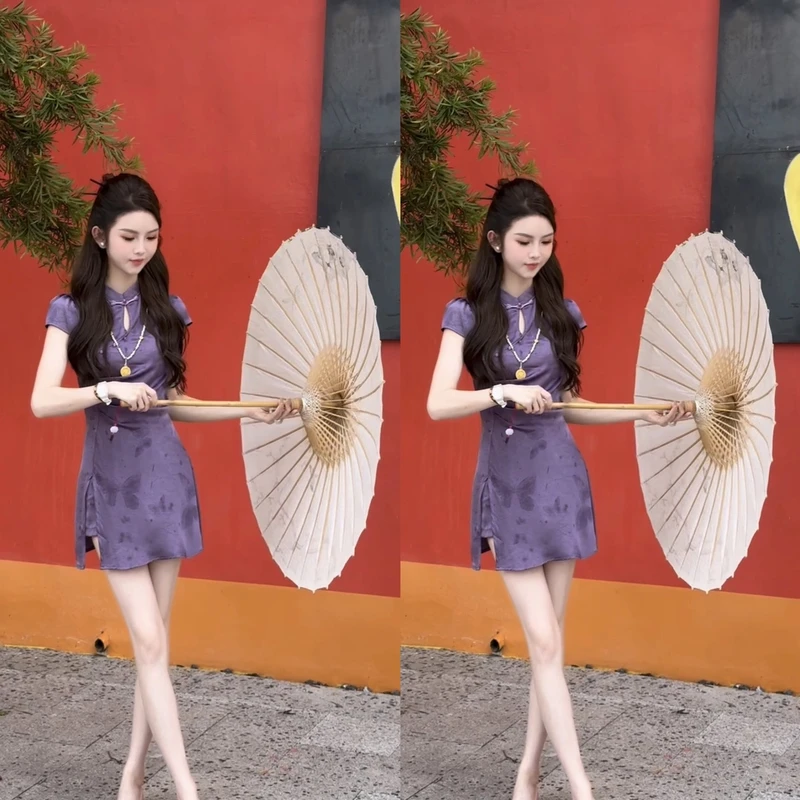 【赠运费险】2025新款国风气质修身高级感温柔连衣裙套装