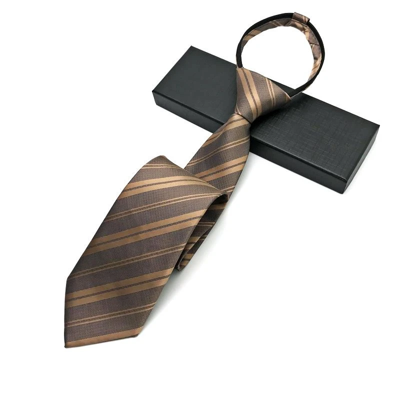 FAVMARTHA无领带男士正式商务香槟色新郎婚礼韩式懒拉炼学生职业