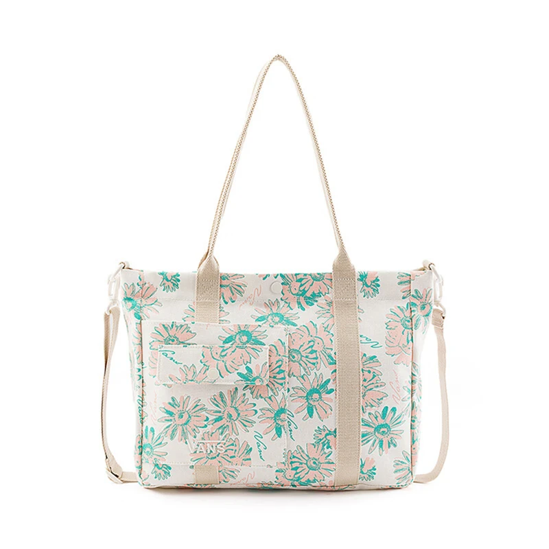 VANS范斯男女包满身印花休闲单肩包通勤托特包手提包VN000GS9CWI