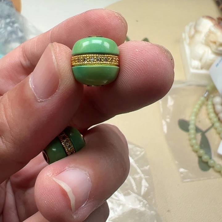 白玉菩提吊坠白色5355