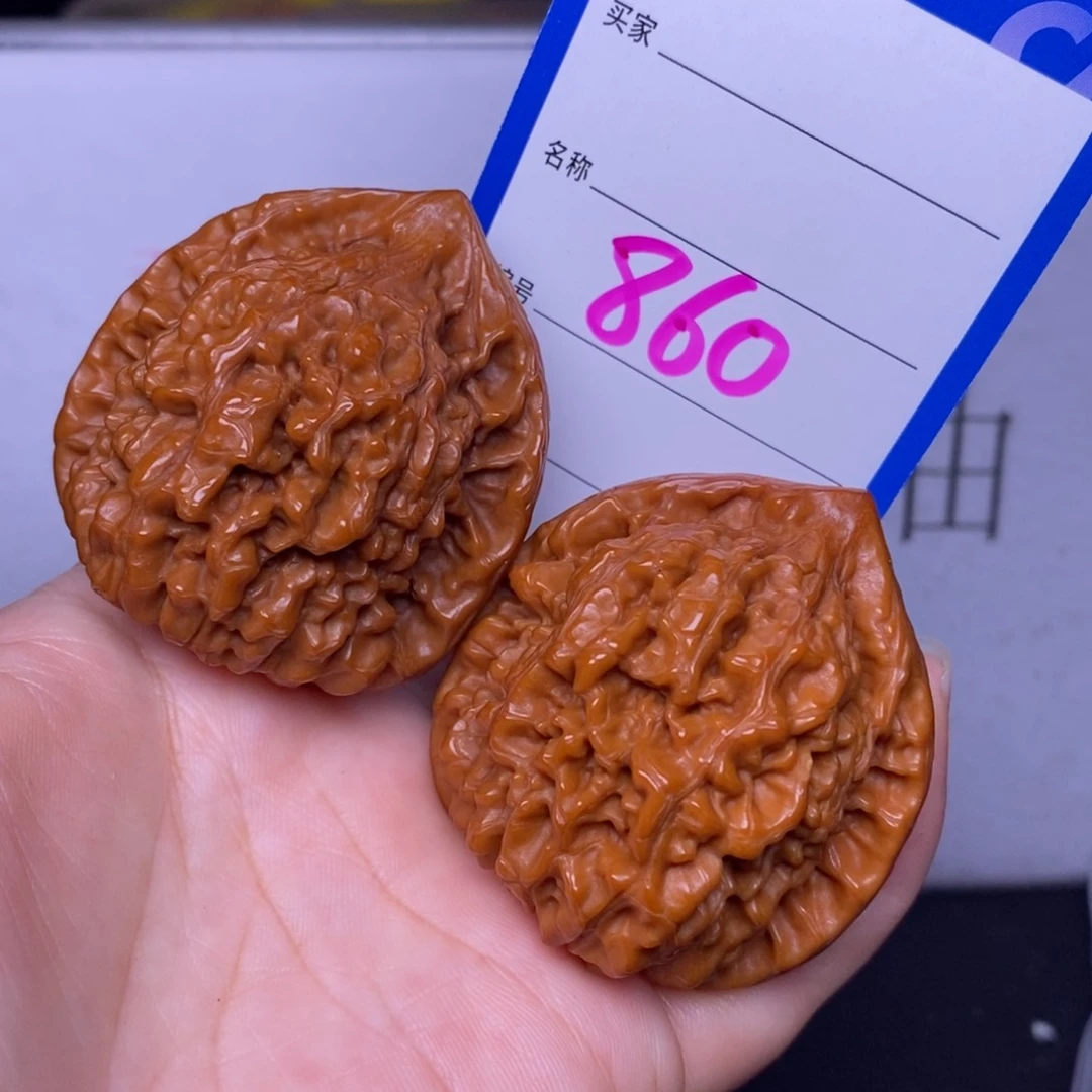 文玩核桃把件860/44官帽色差福利