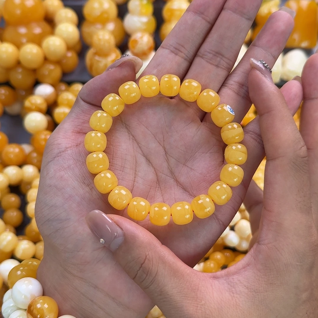 蜜蜡未镶嵌珠宝奇石同料11mm