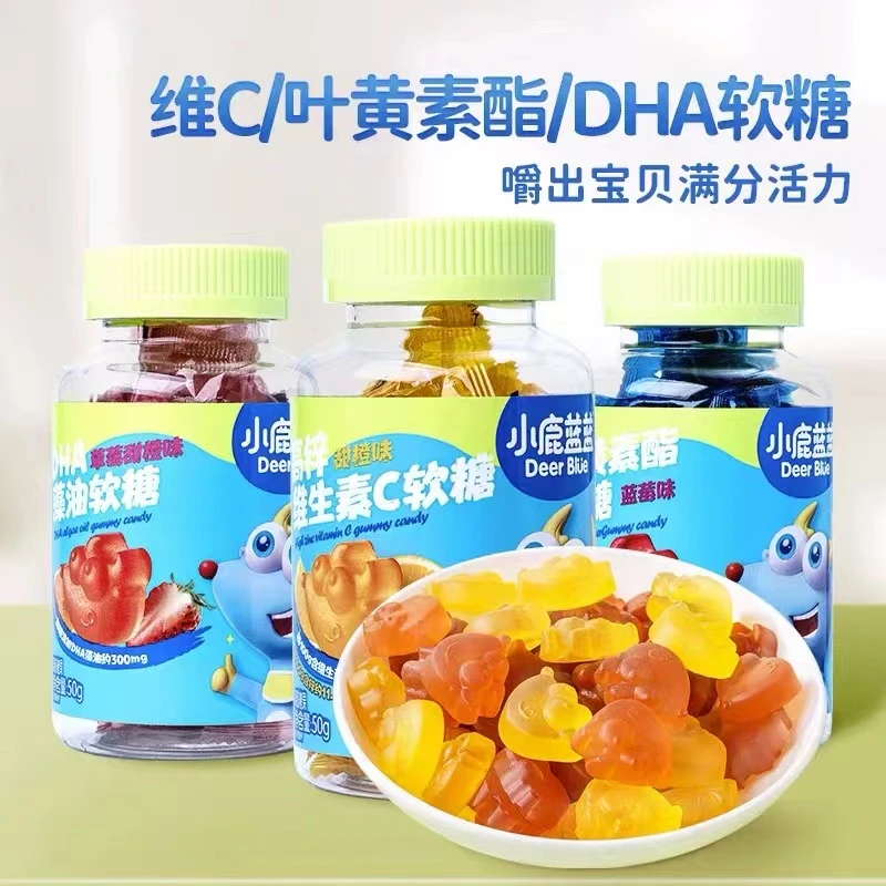 小鹿蓝蓝叶黄素酯软糖DHA藻油软糖 到25年10月