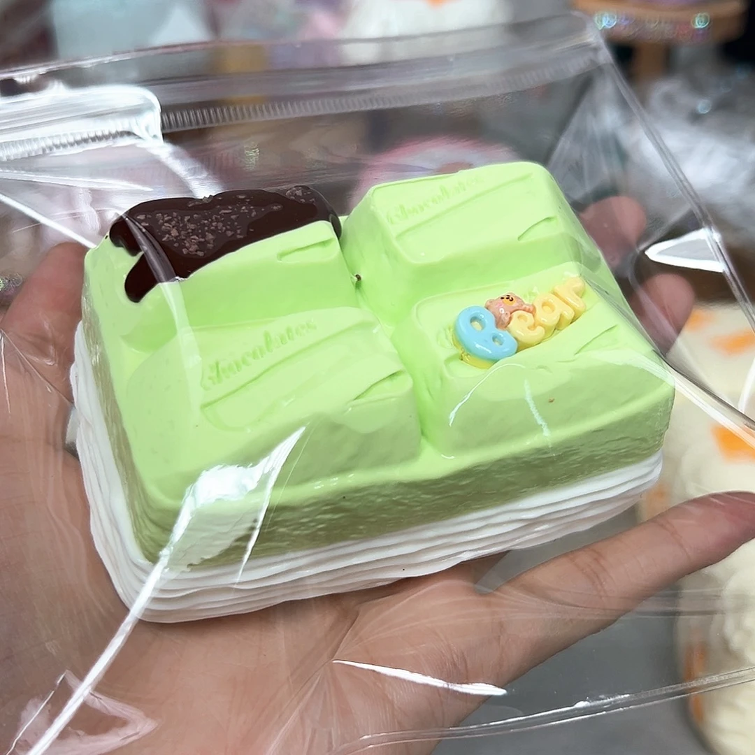 硅胶茉莉奶绿生巧块210g