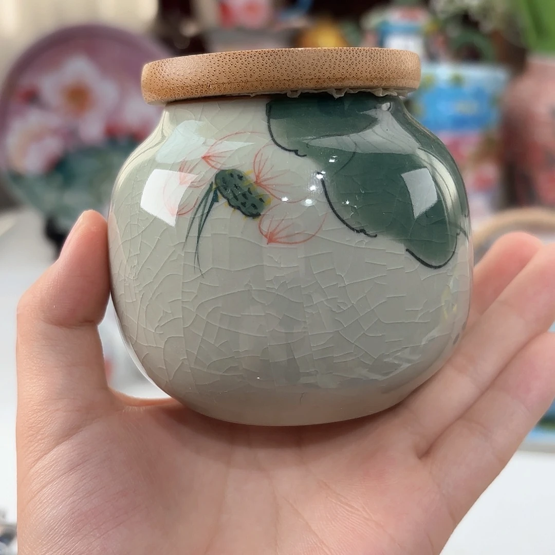 景德镇手绘高温釉下彩陶瓷茶具