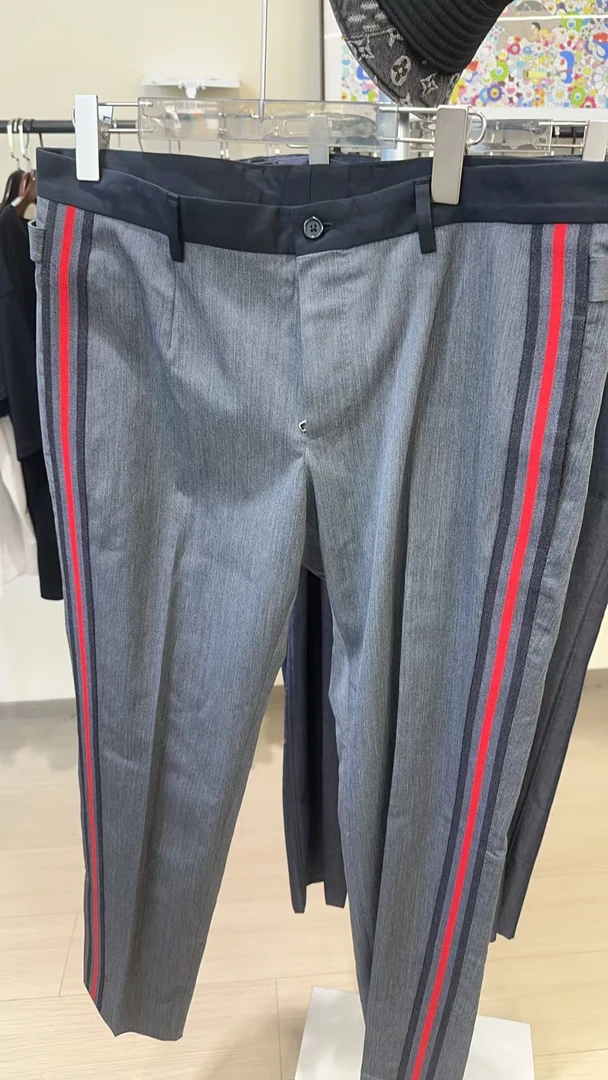 99新 YSL/圣罗兰 DG直筒裤修身型中腰西裤男裤