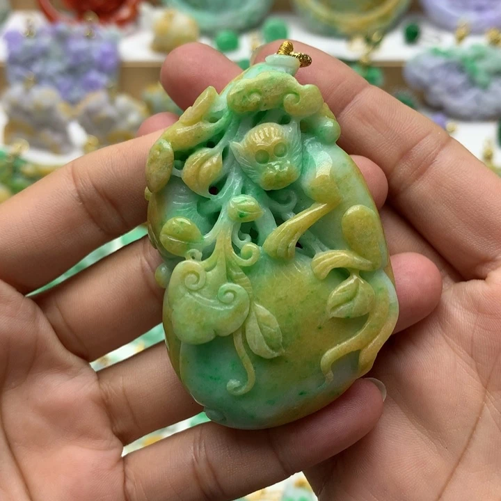 颈饰未镶嵌翡翠翡翠