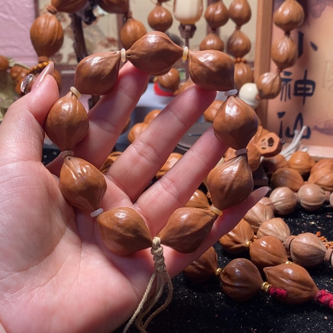 手串/手链橄榄核2.0素核蒜头铁9颗