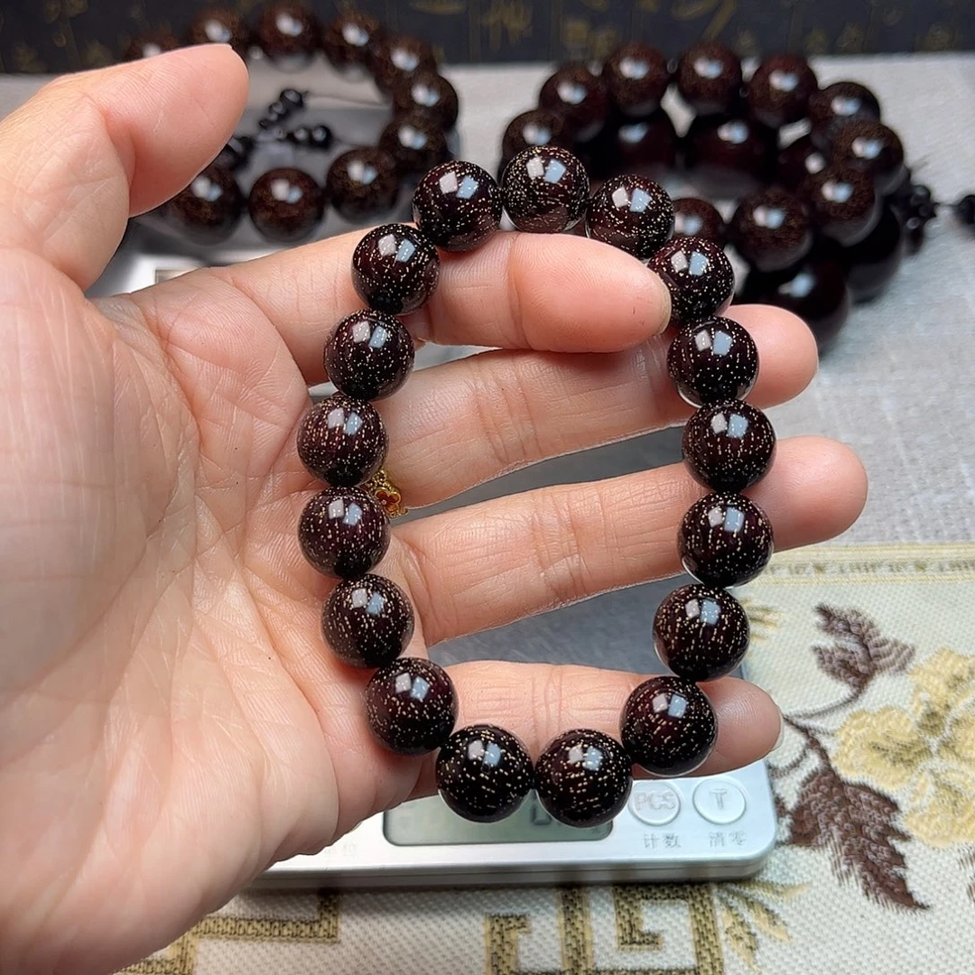 檀香紫檀（小叶紫檀）1.2 17颗 爆星