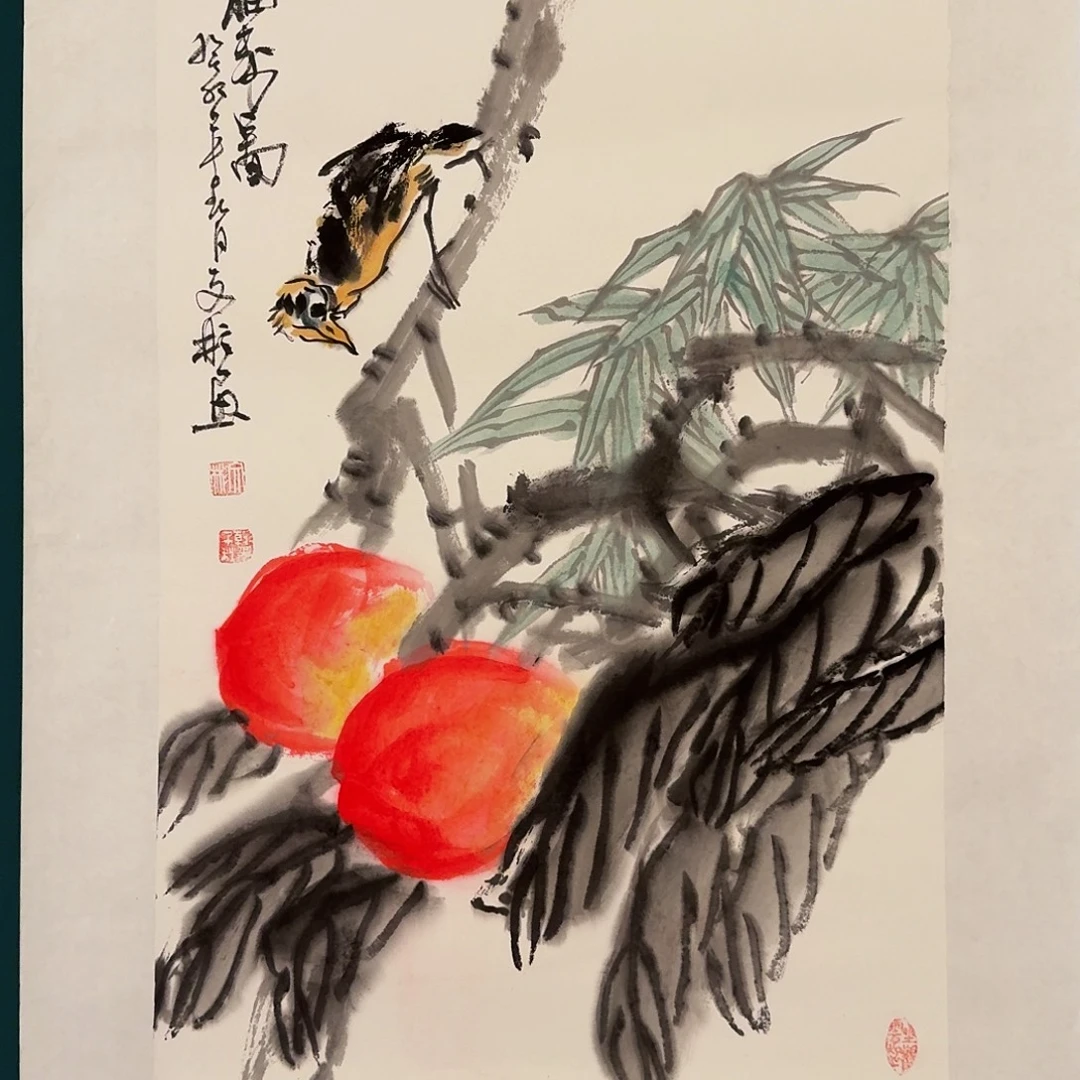 国画溥老师的作品