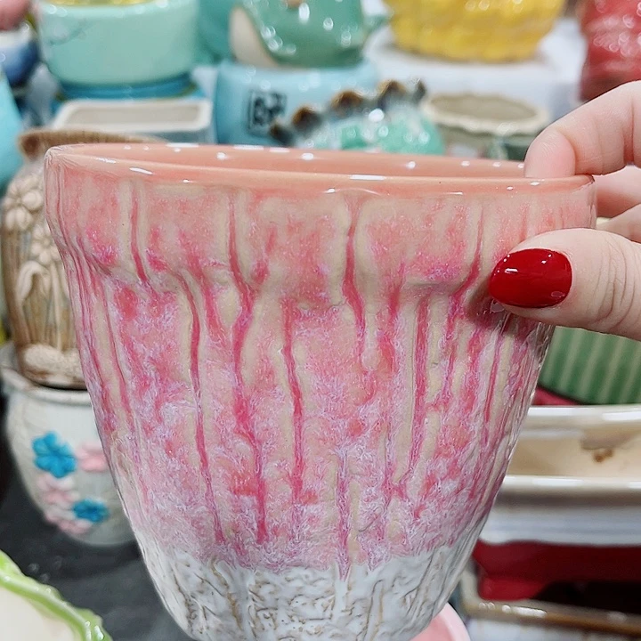 多肉陶瓷花盆满10元包邮