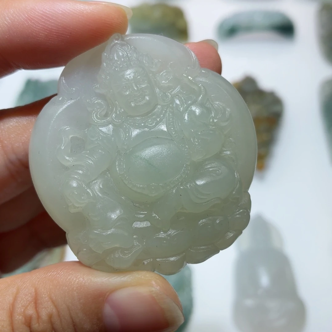 定制翡翠未镶嵌毛货