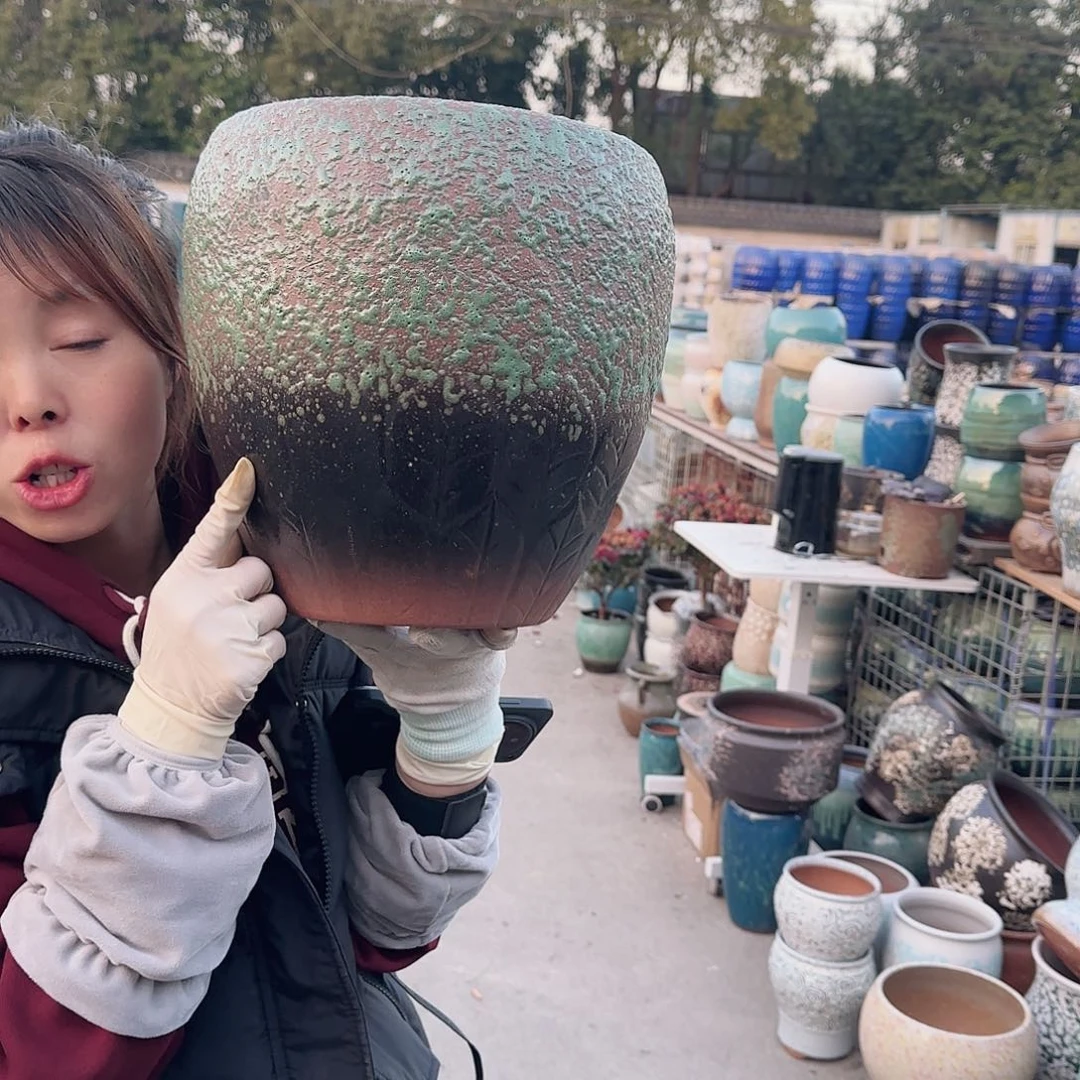 王嫂花盆1207-185高27口25