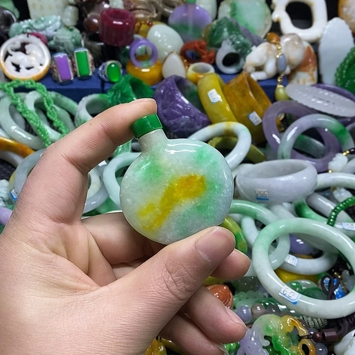 颈饰未镶嵌翡翠缅甸翡翠首饰配饰