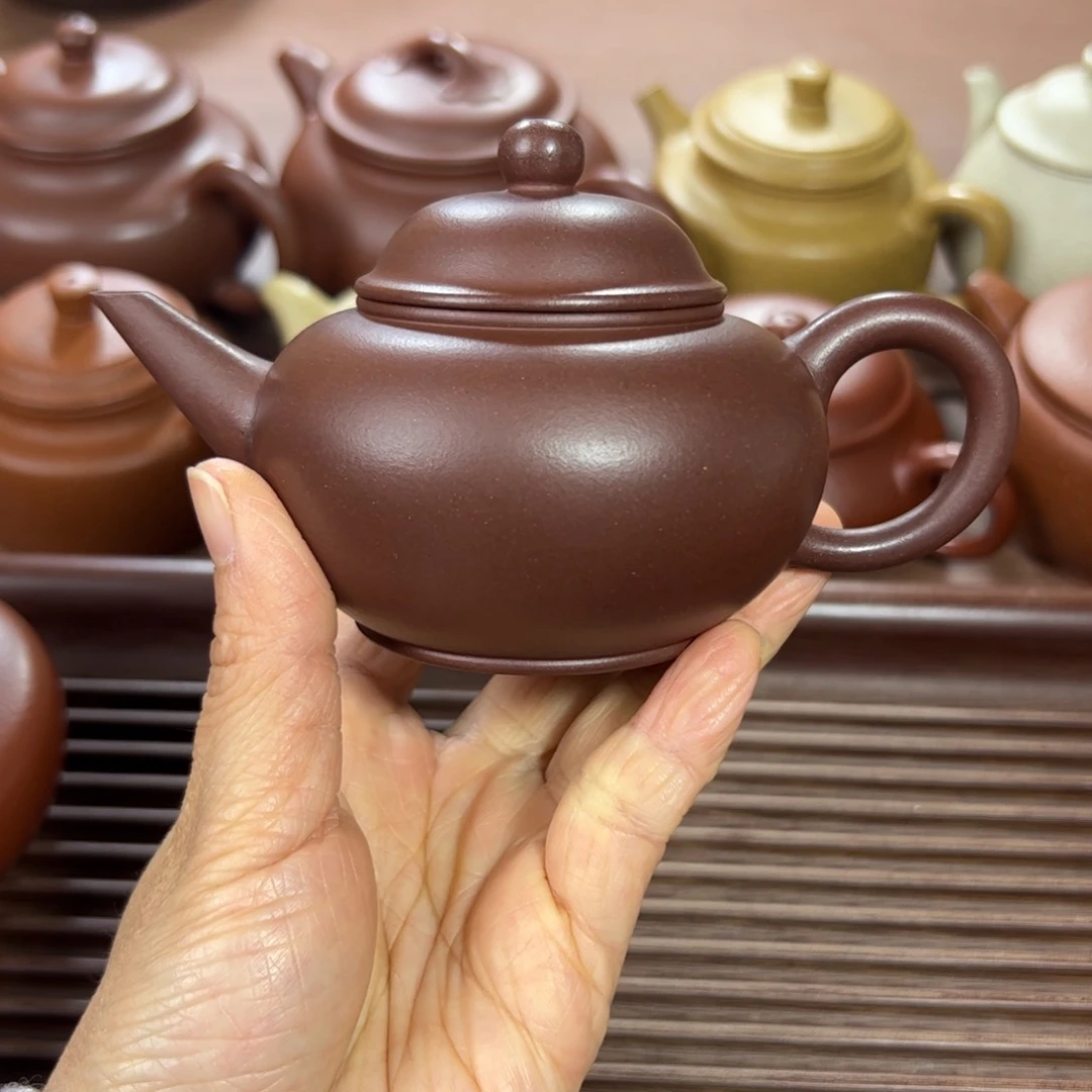 紫泥茶壶龙血砂 水平 160cc