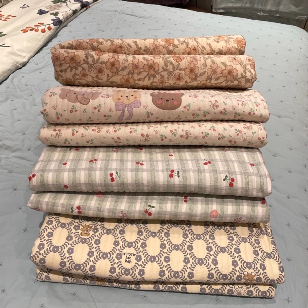 双面超柔床盖尺寸200×230印花四季可用