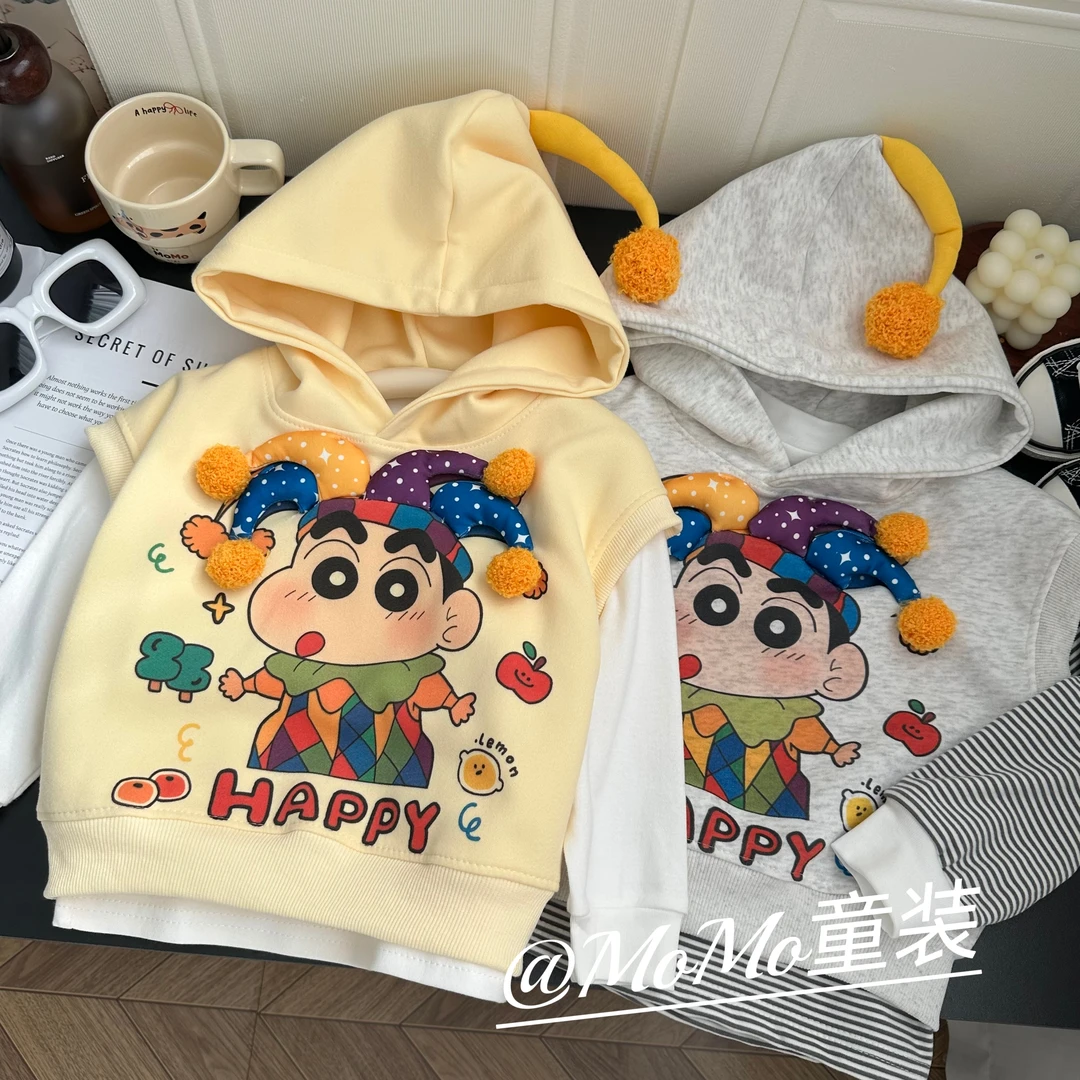 【真两件玩偶卫衣】儿童卫衣2025秋季新款男女童韩版卫衣