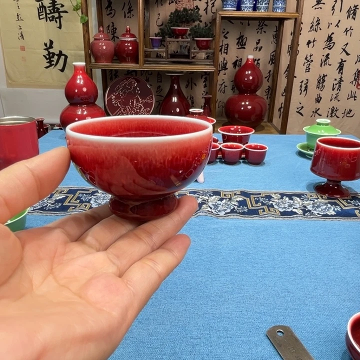 景德镇浅行窑小美人杯