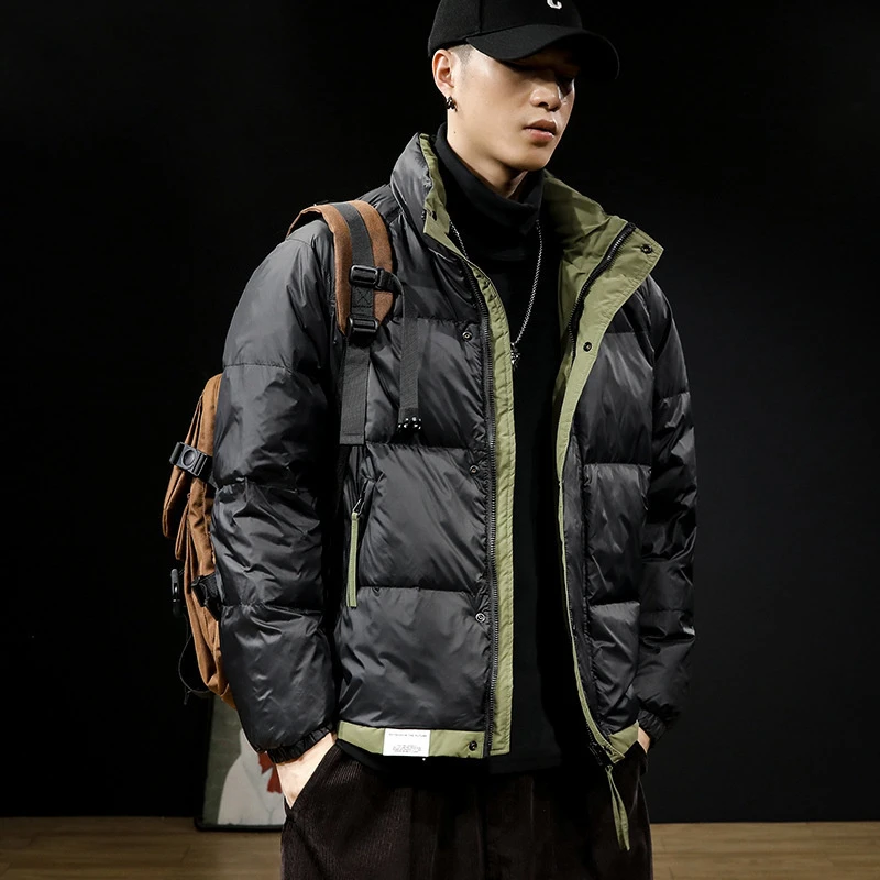 波司断码冬季短款羽绒服男2025新款潮牌男款外套冬款加厚男士棉服