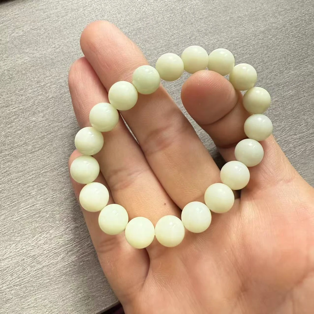 和田玉单圈手串9+