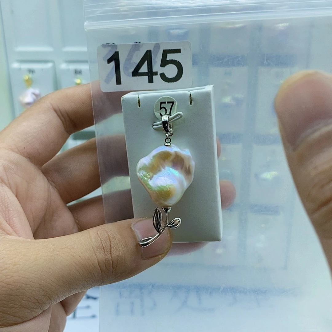 淡水珍珠颈饰合金