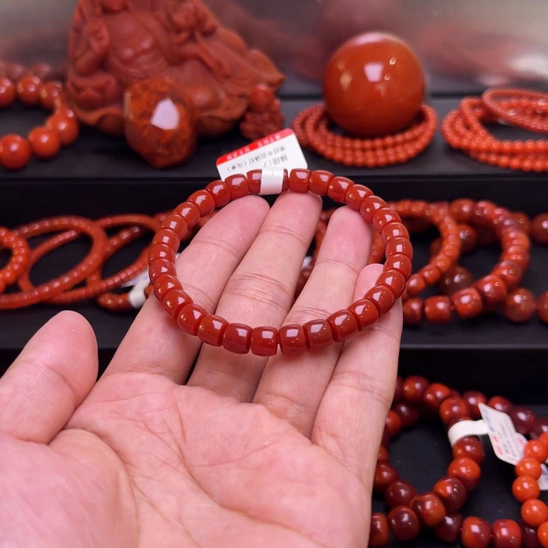 南红玛瑙未镶嵌手串南红
