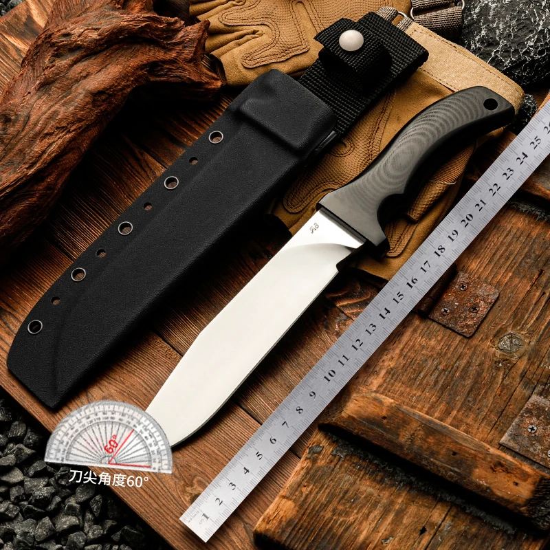 【ATAK】高硬度一体龙骨野营露营户外野外多功能瓜果刀具