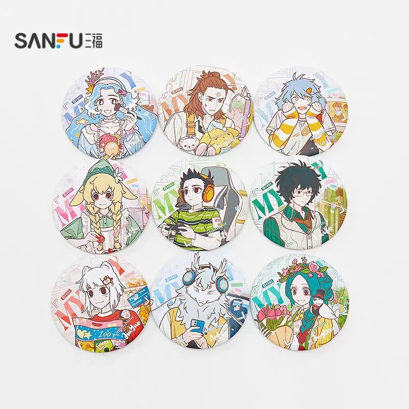 非人哉 三福限定《MY DAY》系列  马口铁徽章盲盒