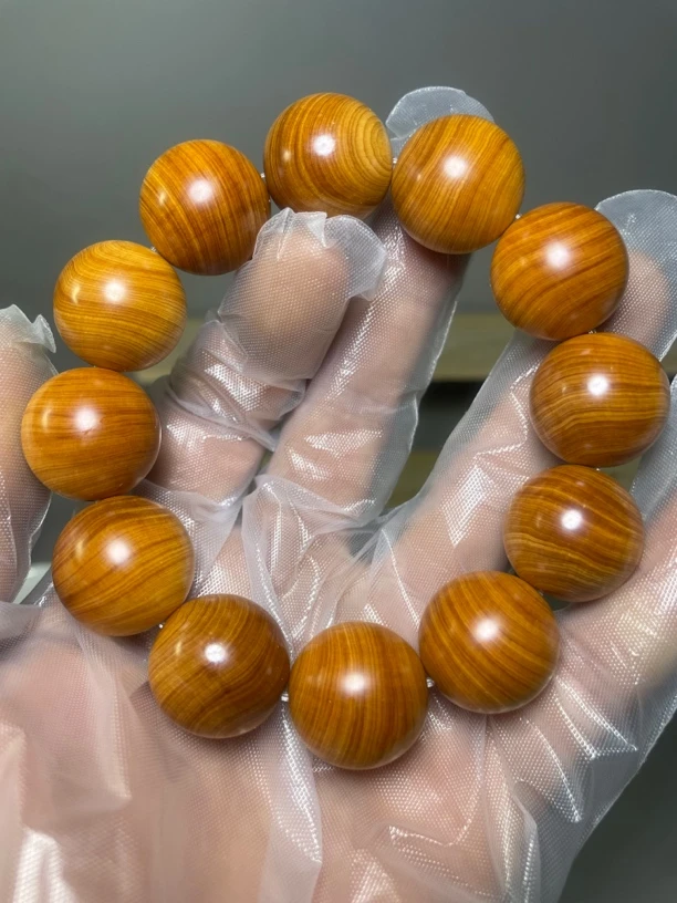 太行陈化崖柏手串直径2.0