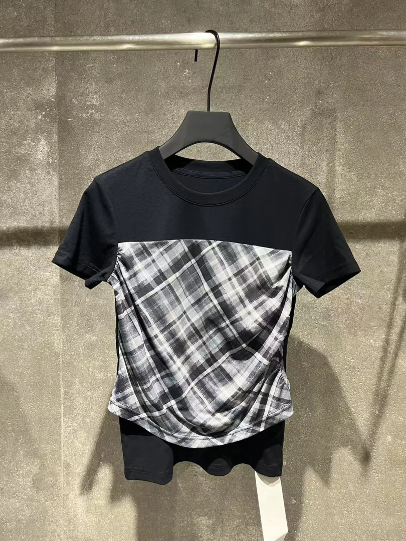 E特【Ann.G】B40406 小众设计新款时尚T恤