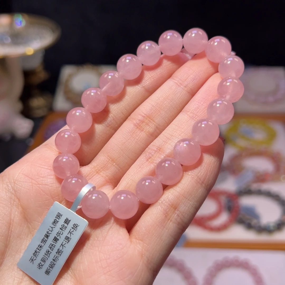 水晶手串未镶嵌S***y9m高货老矿马粉