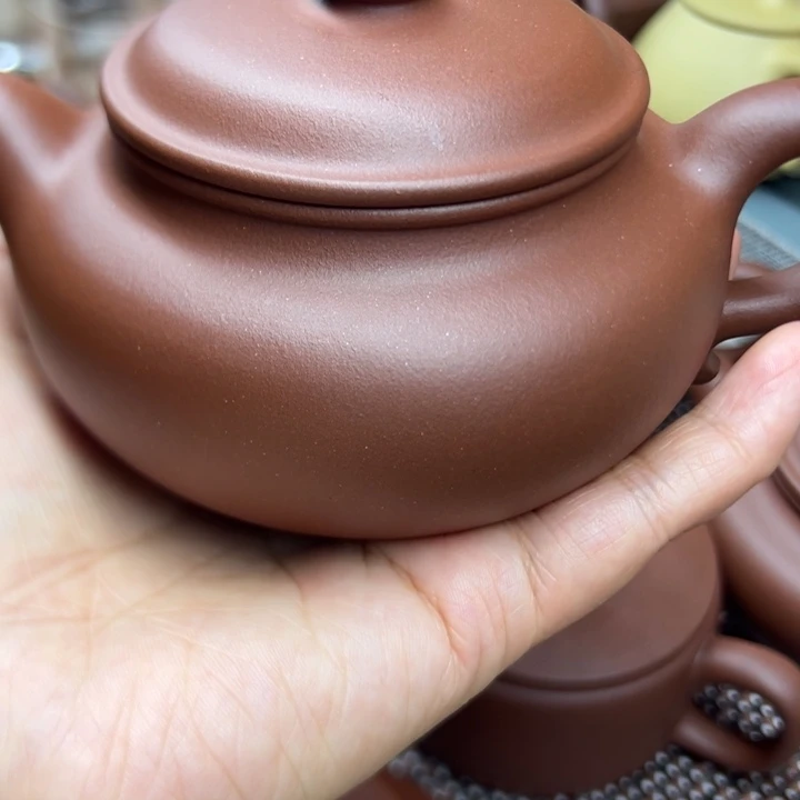 茶壶紫砂神***7半手工制作