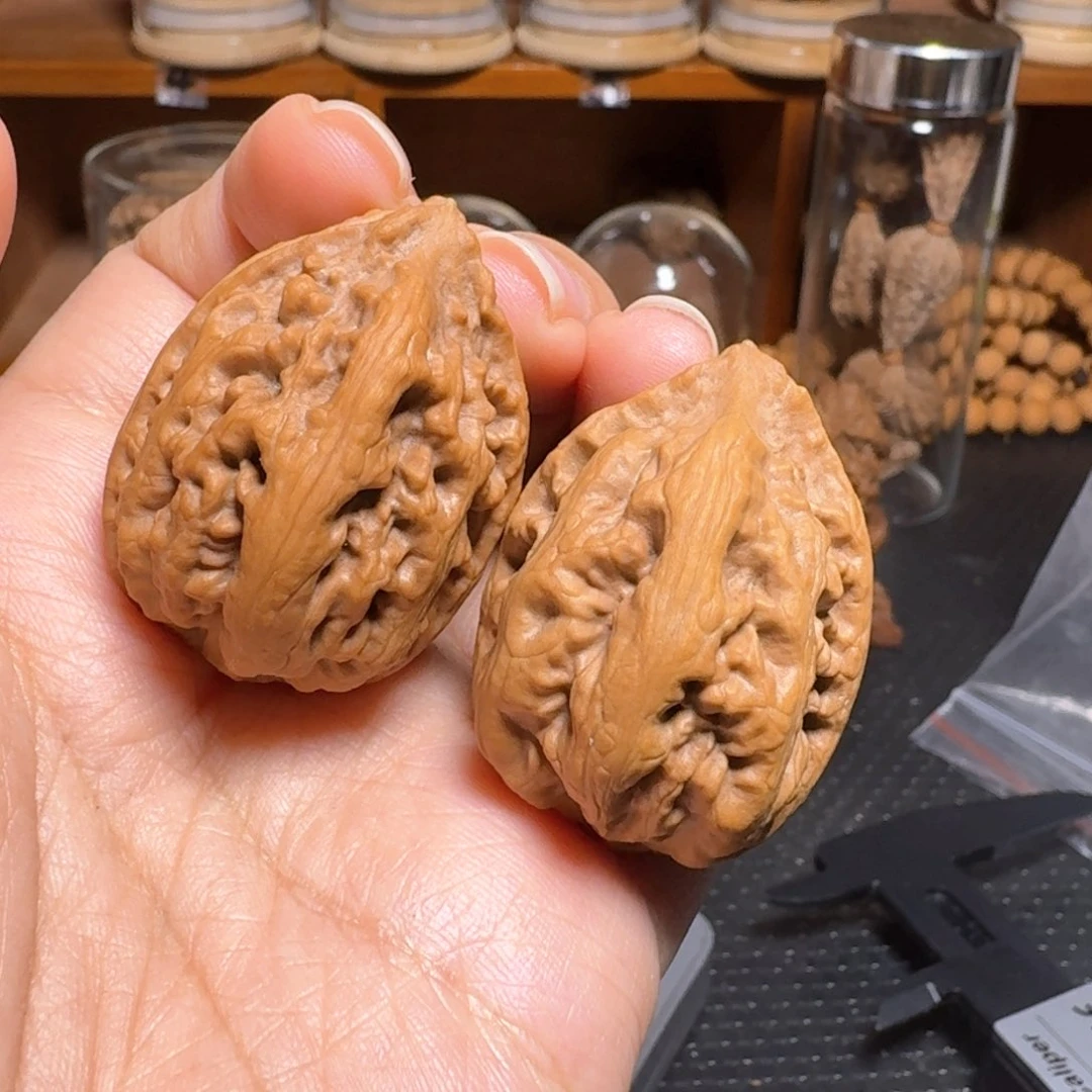 文玩核桃把件粗筋