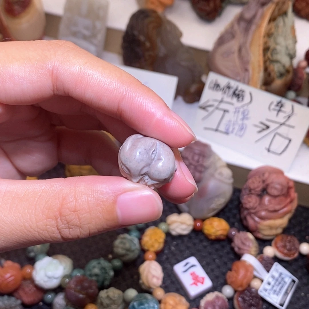 石英质玉（阿拉善玉）未镶嵌手链