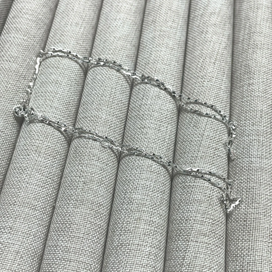 链子足银 PXL0247-16+1+1满天星项链时尚小众精致百搭设计感