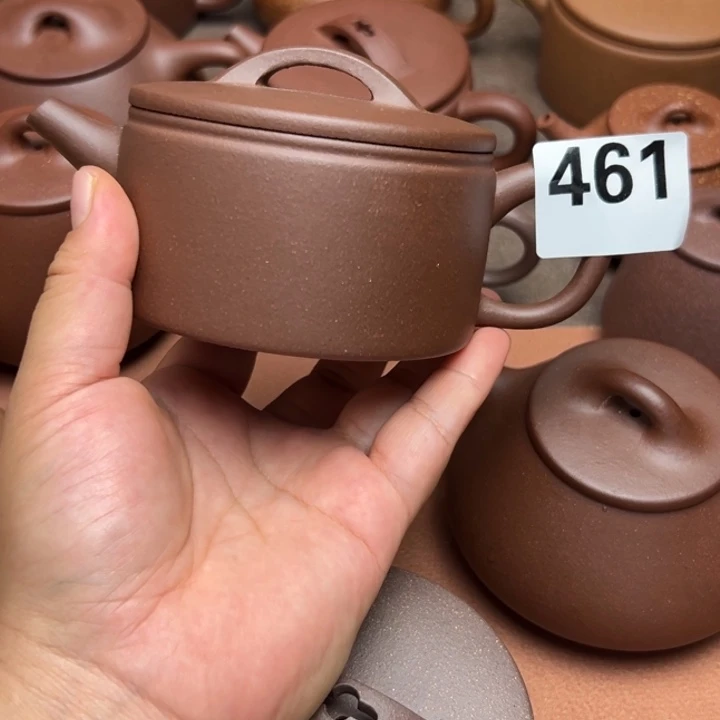 紫砂茶壶底槽清半手工230cc左右瑕疵